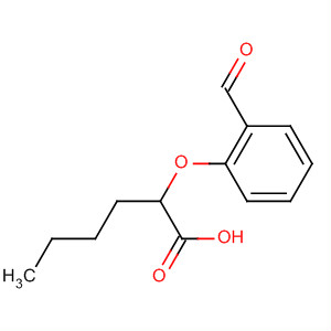 2-(2-Formylphenoxy)hexanoic acid Structure,138320-27-1Structure