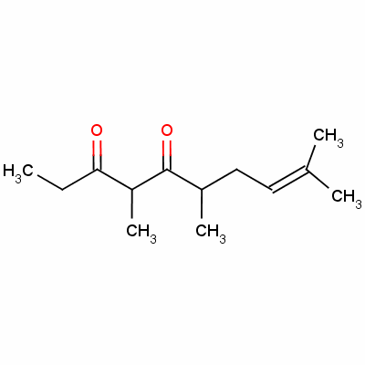 2,5,7-Trimethyl-2-decene-6,8-dione Structure,13851-06-4Structure