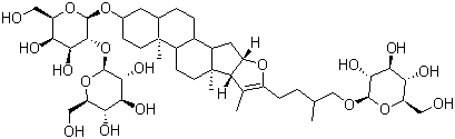 Anemarsaponin b Structure,139051-27-7Structure