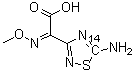 (2Z)-(methoxyimino)-2-(5-amino-124-thiadiazol-3-yl)-acetic acid Structure,139183-37-2Structure