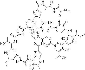 硫鏈絲菌素結(jié)構(gòu)式_1393-48-2結(jié)構(gòu)式