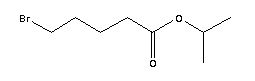 5-溴戊酸異丙酯結(jié)構(gòu)式_13931-38-9結(jié)構(gòu)式