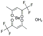 Beryllium; (z)-5,5,5-trifluoro-4-oxo-pent-2-en-2-olate; (e)-5,5,5-trifluoro-4-oxo-pent-2-en-2-olate; hydrate Structure,13939-10-1Structure