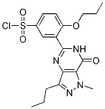 3-(1-Methyl-7-oxo-3-propyl-6,7-dihydro-1h-pyrazolo[4,3-d]pyrimidin-5-yl)-4-propoxy-benzenesulfonyl chloride Structure,139756-24-4Structure