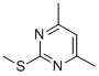 4,6-Dimethyl-2-methylmercapyrimidine Structure,14001-64-0Structure