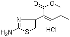 (Z)-2-氨基-alpha-亞丙基-4-噻唑乙酸甲酯鹽酸鹽結(jié)構(gòu)式_140128-28-5結(jié)構(gòu)式