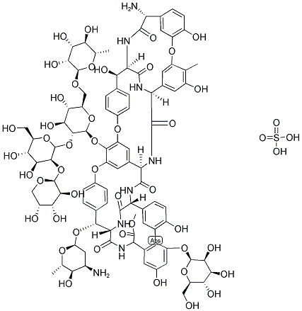 Ristocetin sulfate salt Structure,1404-55-3Structure