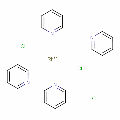 Trans-dichlorotetrakis(pyridine)rhodium& Structure,14077-30-6Structure