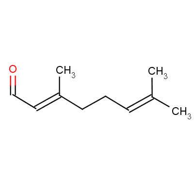 2,6-Octadienal, 3,7-dimethyl-, (e)- Structure,141-27-5Structure