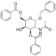 Benzyl 2-acetamido-3,6-di-o-benzoyl-2-deoxyhexopyranoside Structure,141019-70-7Structure