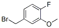 Benzene, 4-(bromomethyl)-1-fluoro-2-methoxy- Structure,141080-73-1Structure