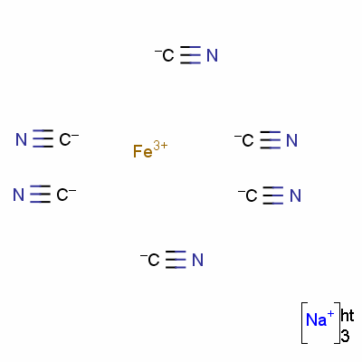 Trisodium hexacyanoferrate Structure,14217-21-1Structure