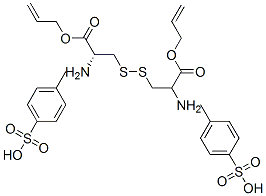 雙(甲苯-4-磺酸)-L-胱氨酸雙烯丙酯結構式_142601-71-6結構式