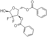 2-Deoxy-2,2-difluoro-D-ribofuranose-3,5-dibenzoate Structure,143157-22-6Structure