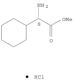 L-cyclohexylglycine methyl ester hydrochloride Structure,14328-63-3Structure