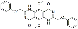 (9CI)-1,6-二氫-5,10-二甲氧基-2,7-雙(苯氧基甲基)-嘧啶并[4,5-g]喹唑啉-4,9-二酮結(jié)構(gòu)式_143430-32-4結(jié)構(gòu)式