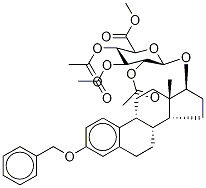 17Beta-estradiol 3-o-benzyl 17-(2,3,4-tri-o-acetyl-beta-d-glucuronide methyl ester) Structure,14364-98-8Structure