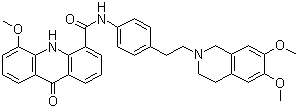 Elacridar Structure,143664-11-3Structure