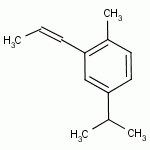 Benzene, 1-methyl-4-(1-methylethyl)-2-(1-propenyl)- Structure,14374-92-6Structure