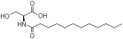 N-Dodecanoyl-L-serine Structure,14379-56-7Structure