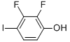 2,3-Difluoro-4-iodophenol Structure,144292-40-0Structure