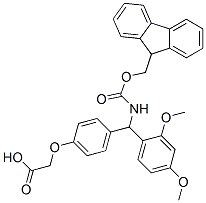 4-[(2,4-Dimethoxyphenyl)(Fmoc-amino)methyl]phenoxyacetic acid Structure,145069-56-3Structure