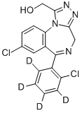 α-Hydroxytriazolam-d4(1 Structure,145225-01-0Structure