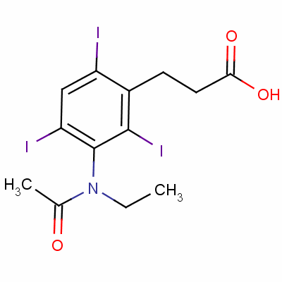 碘普西酸結(jié)構(gòu)式_1456-52-6結(jié)構(gòu)式