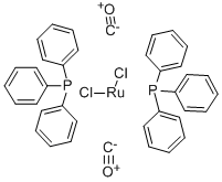 Dicarbonyldichlorobis(triphenylphosphine)ruthenium Structure,14564-35-3Structure