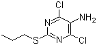 4,6-二氯-2-丙基硫代嘧啶-5-胺結(jié)構(gòu)式_145783-15-9結(jié)構(gòu)式