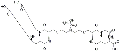 Diglutathionyl mustard phosphoramide Structure,145784-68-5Structure