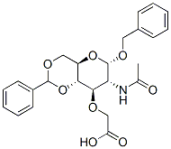 Benzyl 2-acetamido-4,6-o-benzylidene-3-o-(carboxymethyl)-2-deoxyhexopyranoside Structure,14595-22-3Structure