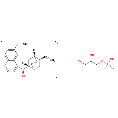 Quinine glycerophosphate Structure,146-39-4Structure