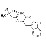 H-Trp(Boc)-OH結(jié)構(gòu)式_146645-63-8結(jié)構(gòu)式