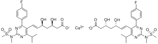 Rosuvastatin calcium Structure,147098-20-2Structure