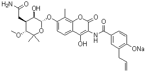 Novobiocin sodium Structure,1476-53-5Structure