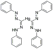 Mercuric (z)-phenylazo-(phenylhydrazono)methanethiolate Structure,14783-59-6Structure