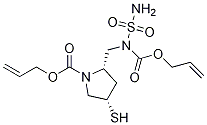 (2S,4s)-allyl 2-(((allyloxycarbonyl)(sulfamoyl)amino)methyl)-4-mercaptopyrrolidine-1-carboxylate Structure,148017-51-0Structure