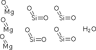 MagnesiuM silicate Monohydrate Structure,14807-96-6Structure