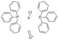 Carbonylchlorobis(triphenylphosphine)iridium(Ⅰ) Structure,14871-41-1Structure