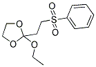 2-Ethoxy-2-(2-phenylsulfonylethyl)-1,3-dioxolane Structure,149099-23-0Structure