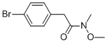 2-(4-Bromophenyl)-n-methoxy-n-methylacetamide Structure,149652-50-6Structure