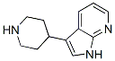 1H-Pyrrolo[2,3-b]pyridine, 3-(4-piperidinyl)- Structure,149692-82-0Structure