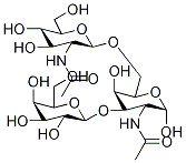 2-乙酰氨基-6-O-(2-乙酰氨基-2-脫氧-beta-D-吡喃葡萄糖基)-3-O-(beta-D-吡喃半乳糖基)-2-脫氧-alpha-D-吡喃半乳糖結(jié)構(gòu)式_149793-99-7結(jié)構(gòu)式