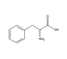 DL-Phenylalanine Structure,150-30-1Structure