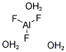 Aluminium fluoride trihydrate Structure,15098-87-0Structure