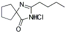 2-Butyl-4-spirocyclopentane-2-imidazolin-5-one hydrochloride Structure,151257-01-1Structure