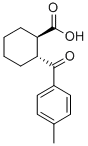 Trans-2-(4-Methylbenzoyl)-1-cyclohexanecarboxylic acid Structure,151830-92-1Structure