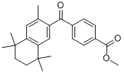 Benzoic acid, 4-[(5,6,7,8-tetrahydro-3,5,5,8,8-pentamethyl-2-naphthalenyl)carbonyl]-, methyl ester Structure,153559-45-6Structure