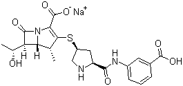 厄他培南鈉結(jié)構(gòu)式_153773-82-1結(jié)構(gòu)式